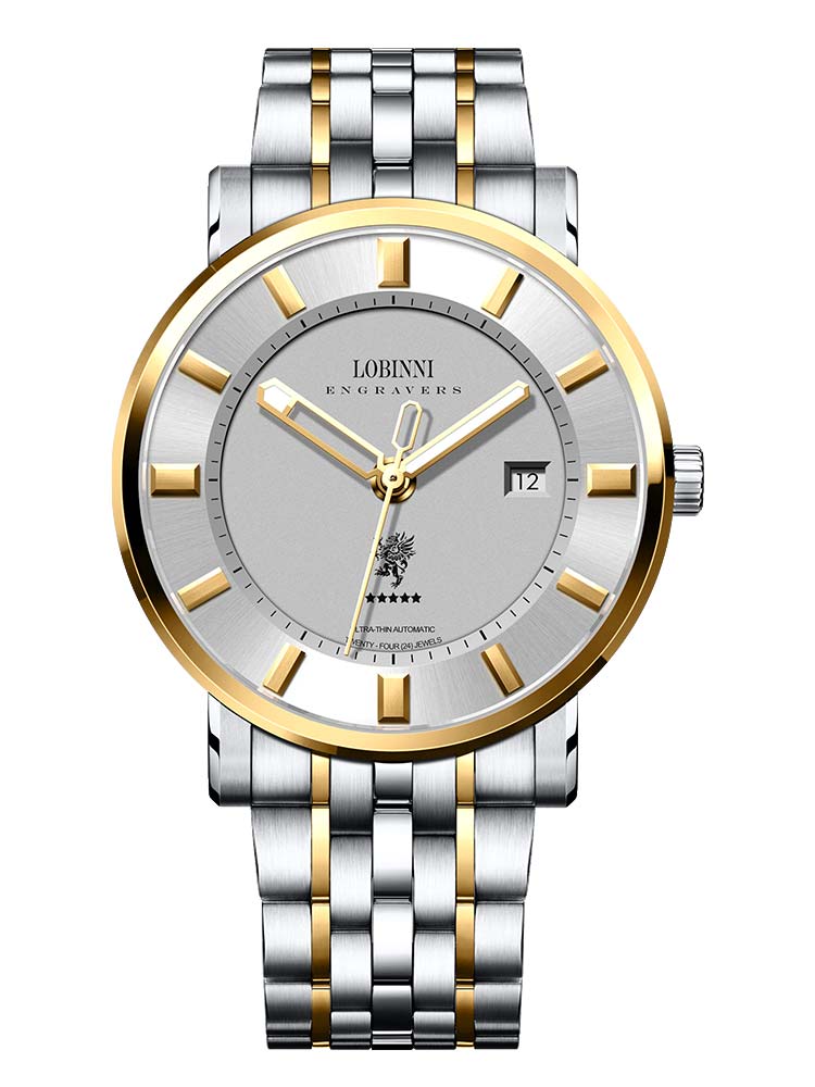 Lobinni Classic Wrist Men Mechanical Watches 42mm.