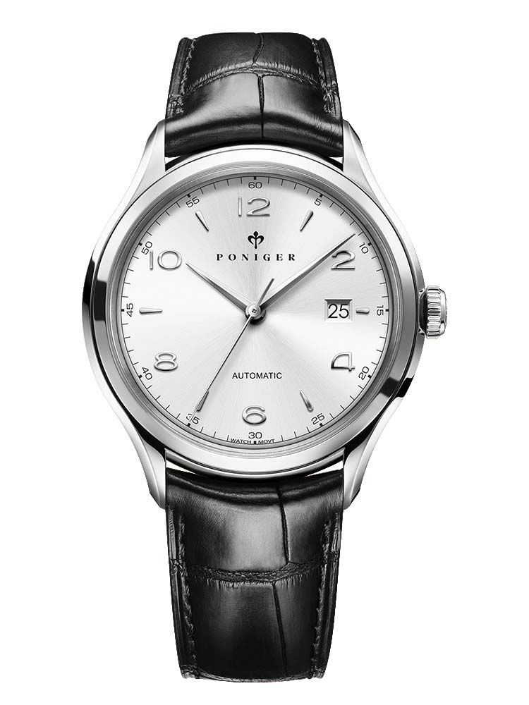 Poniger Minimalist Mechanical Luxury Design Wristwatches 40mm.