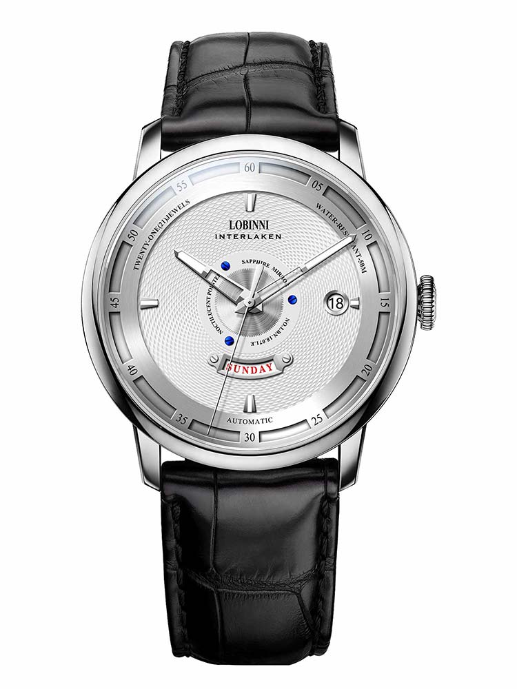 Lobinni Weekend And Date Automatic Watch 41mm.
