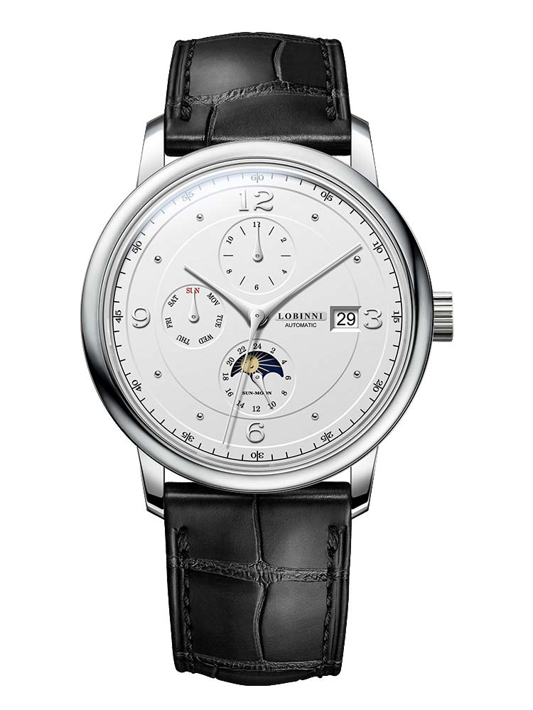 Lobinni Multi-function Self-winding Automatic Watches 40mm.