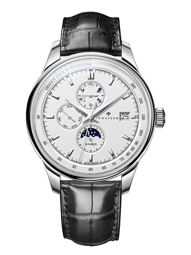 Poniger Automatic Luxury New Design Man Watch 40mm.