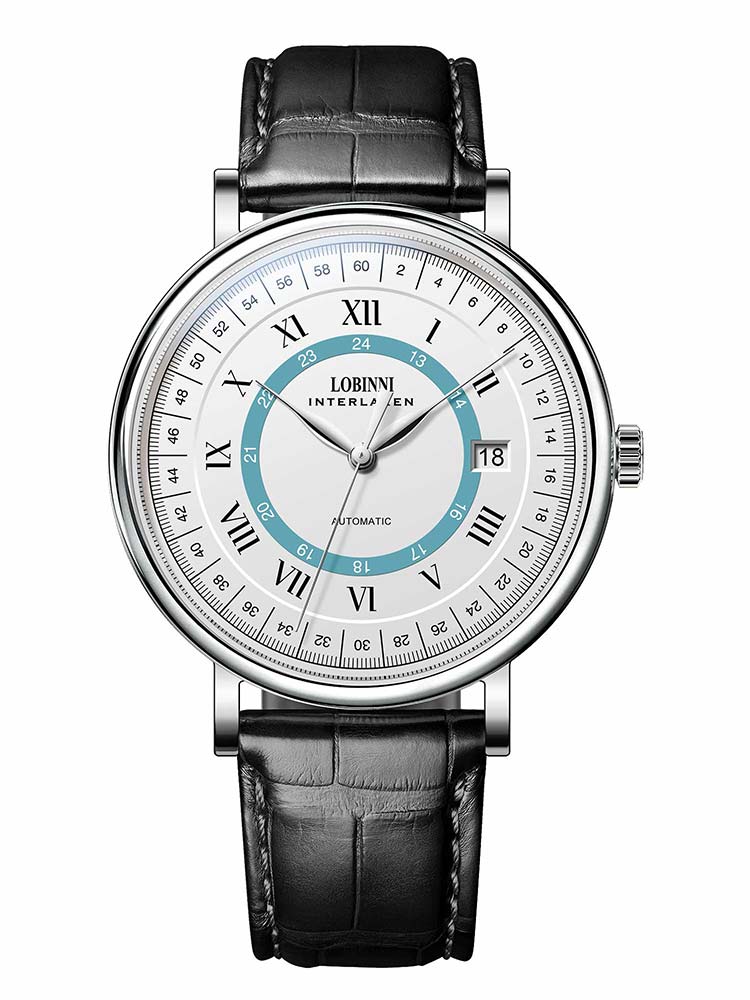 Lobinni Thin Automatic Mechanical Watches 41mm.