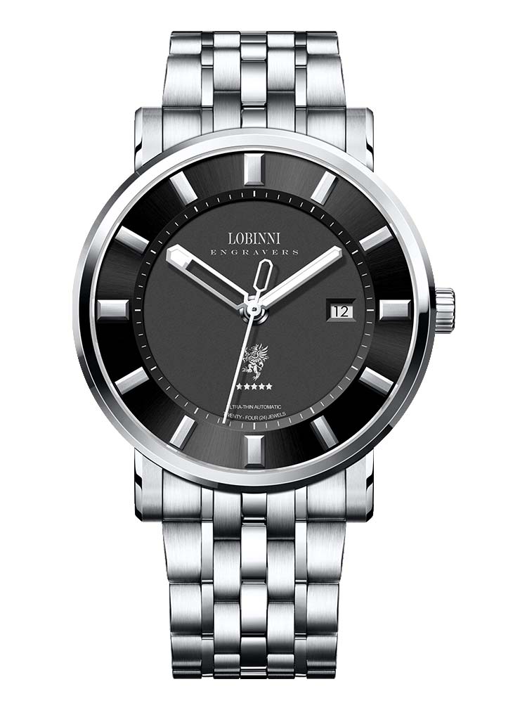 Lobinni Classic Wrist Men Mechanical Watches 42mm.