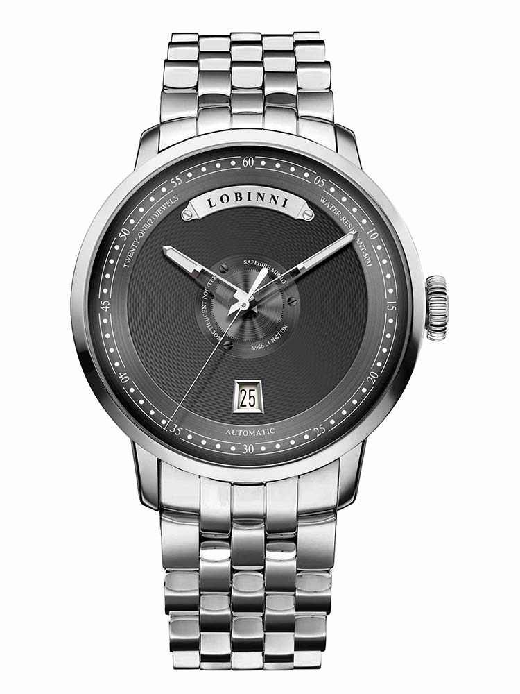 Lobinni Men's Luxury Stainless Steel Watches Automatic 41mm.