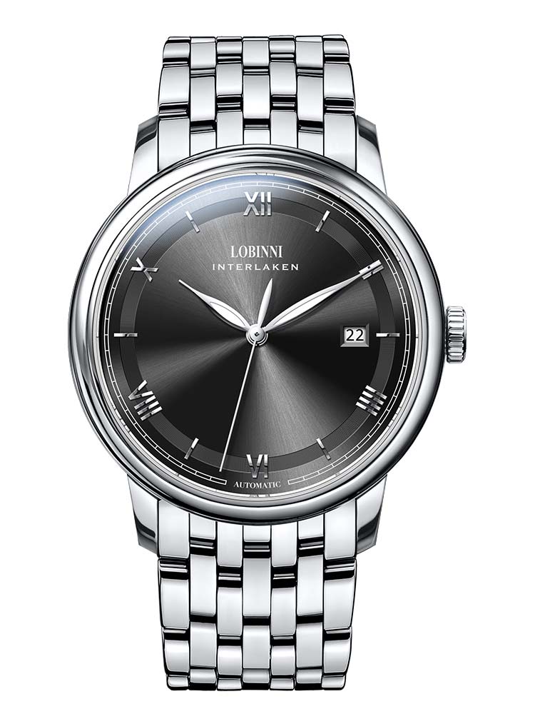 Lobinni Classic Design Water-resistant Auomatic Watch 40mm.