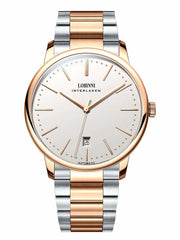 Lobinni Classic Stainless Steel Automatic Wristwatch 39.8mm.